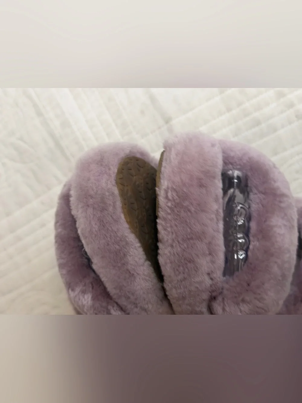 UGG Girls Size 5 Kids' Oh Yeah Slipper 1115752K Lilac Purple Slide Comfy